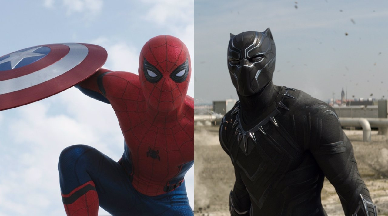 Spiderman y Pantera Negra