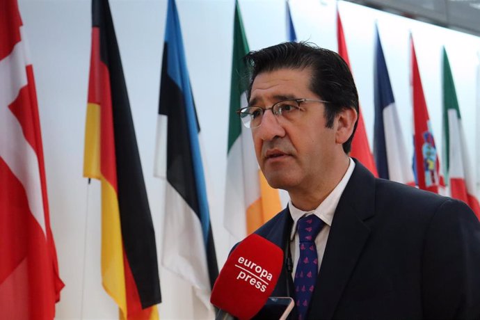 El vicepresidente segundo de Castilla-La Mancha, José Manuel Caballero, desde Bruselas