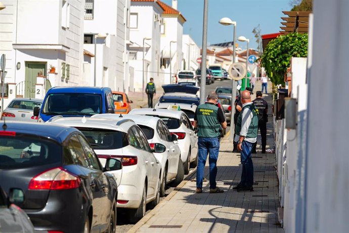 Imagen de archivo del lugar donde se produjo el crimen machista de una mujer de 54 años en Cartaya (Huelva) 